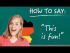 How to Say 