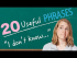 Subordinating Conjunctions - Part 4: Useful Phrases