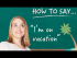 How to Say 