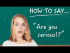 How to Say 