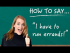How to Say 