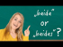 The Difference Between 
