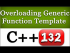 Overloading Generic Function Template