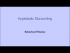 Hyperbolic Discounting