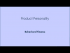 Product Personality