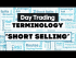 Short Selling Definition