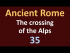 Second Punic War - The crossing of the Alps