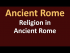 Religion in Ancient Rome