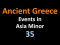 Events in Asia Minor