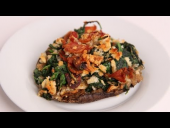 Bacon & Spinach Stuffed Portobello Mushrooms Recipe (Episode 401)