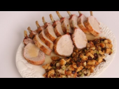 Roasted Rack of Pork with Apple & Onion Stuffing Recipe (Episode 503)