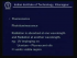 Instructional Objectives
