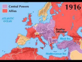 World War One Map (1914-1918)
